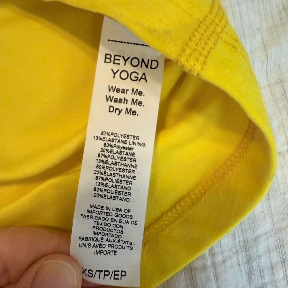 Beyond Yoga Spacedye Movement Dress Yellow Flower Heather Size XS - Picture 10 of 13